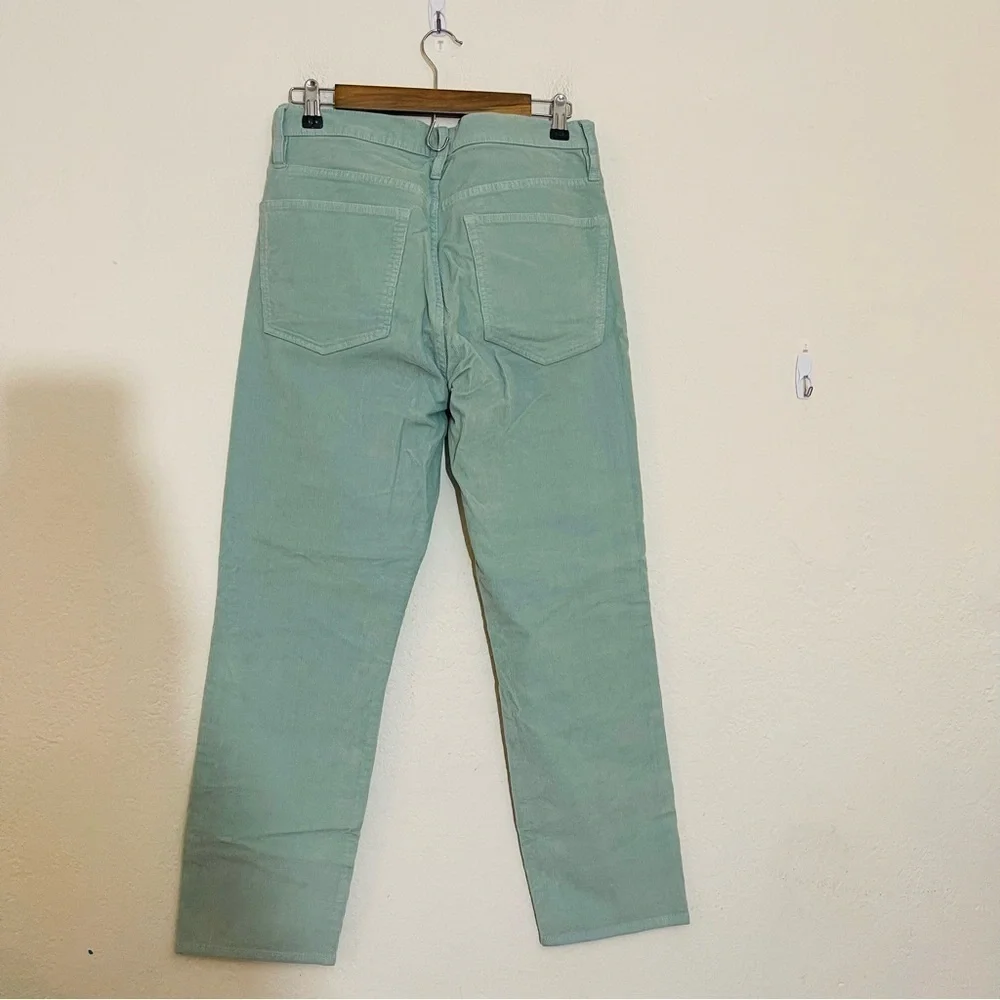 J. Crew Vintage Slim Straight Corduroy Pants Size 30 Blue Pockets